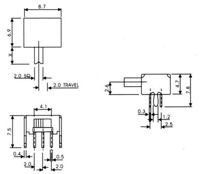 拔動開關(guān) SS/SK-22D07圖片,拔動開關(guān) SS/SK-22D07圖片大全,深圳市福田區(qū)賽格電子市場誠意嘉暉電子經(jīng)營部-